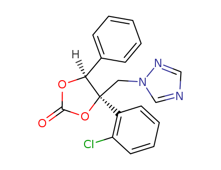 (4S,5R)-4-(2-CHLOROPHENYL)-5-PHENYL-4-(1H-1,2,4-TRIAZOL-1-YLMETHYL)-1,3-DIOXOLAN-2-ONE