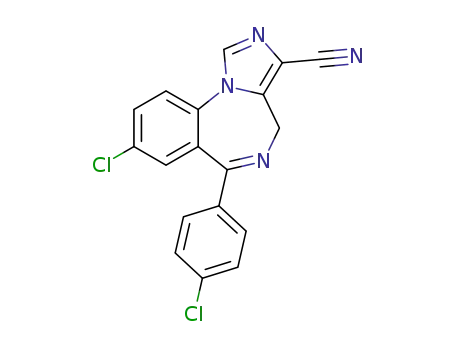 8-chloro-6-(4-chlorophenyl)-4H-imidazo[1,5-a][1,4]benzodiazepine-3-carbonitrile