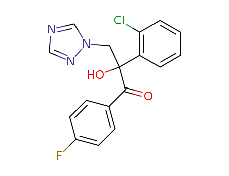 2-(2-chlorophenyl)-1-(4-fluorophenyl)-2-hydroxy-3-(1,2,4-triazol-1-yl)propan-1-one