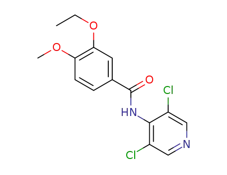 Molecular Structure of 1349175-47-8 (N-(3,5-dichloropyridin-4-yl)-3-ethoxy-4-methoxybenzamide)