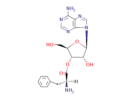 Molecular Structure of 5956-81-0 (3'-O-L-phenylalanyladenosine)