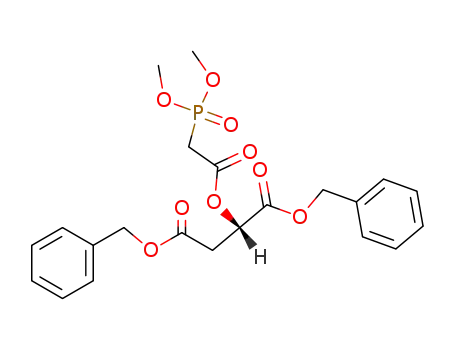 dibenzyl O-<(dimethylphosphono)acetyl>malate