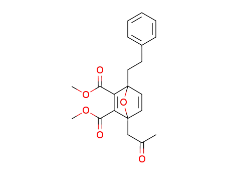 7-Oxabicyclo[2.2.1]hepta-2,5-diene-2,3-dicarboxylic acid,
1-(2-oxopropyl)-4-(2-phenylethyl)-, dimethyl ester