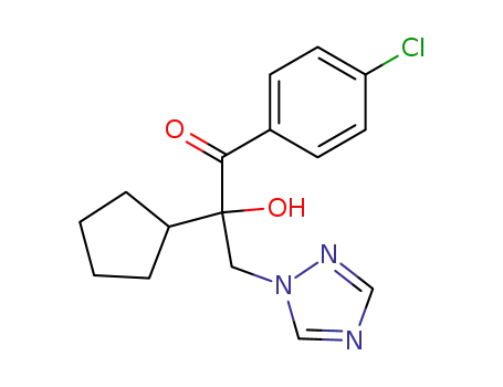 1-(4-Chloro-phenyl)-2-cyclopentyl-2-hydroxy-3-[1,2,4]triazol-1-yl-propan-1-one
