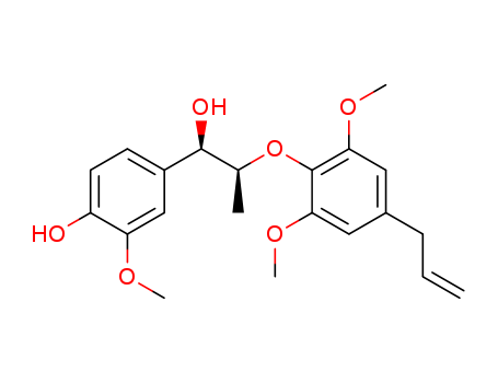 Benzenemethanol,a-[(1S)-1-[2,6-dimethoxy-4-(2-propen-1-yl)phenoxy]ethyl]-4-hydroxy-3-methoxy-,(aR)-