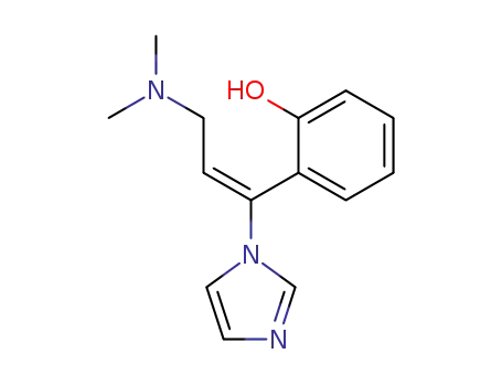 Phenol, 2-[3-(dimethylamino)-1-(1H-imidazol-1-yl)-1-propenyl]-, (E)-