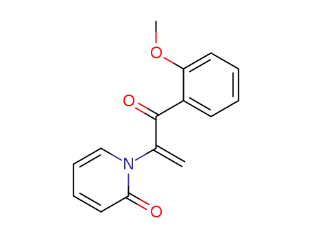 Molecular Structure of 108664-25-1 (1-{1-[(2-methoxyphenyl)carbonyl]ethenyl}pyridin-2(1H)-one)