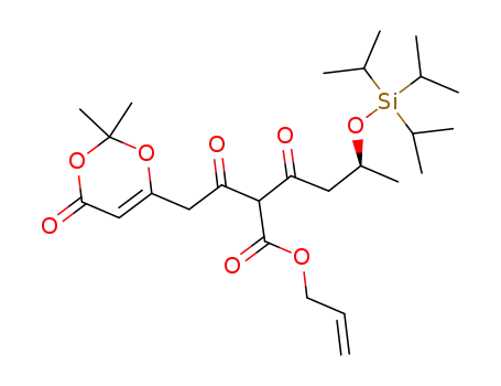 (5S)-allyl 2-(2-(2,2-dimethyl-4-oxo-4H-1,3-dioxin-6-yl)acetyl)-3-oxo-5-(triisopropylsilyloxy)hexanoate