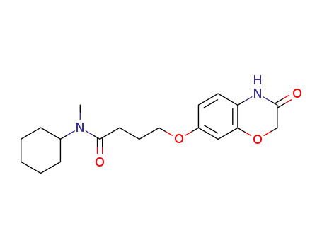 N-cyclohexyl-N-methyl-4-[(2,3-dihydro-3-oxo-1,4-benzoxazin-7-yl)oxy]butyramide
