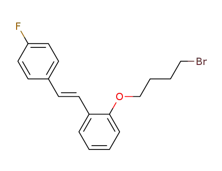 Benzene, 1-(4-bromobutoxy)-2-[2-(4-fluorophenyl)ethenyl]-, (E)-