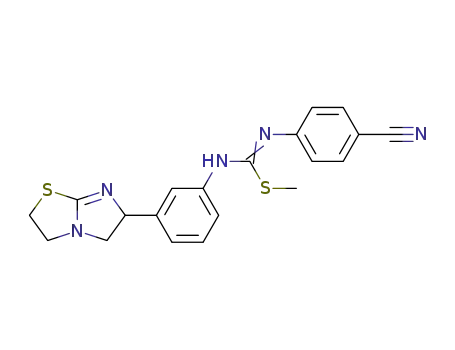 1-(4-Cyano-phenyl)-2-methyl-3-[3-(2,3,5,6-tetrahydro-imidazo[2,1-b]thiazol-6-yl)-phenyl]-isothiourea