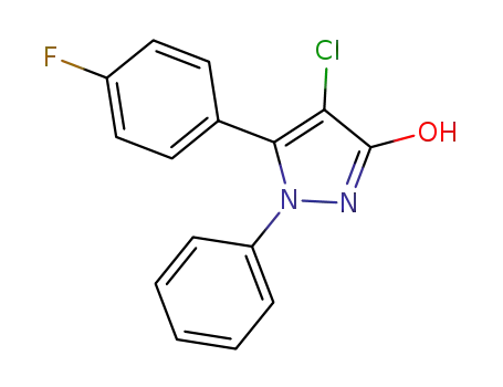 4-chloro-5-(4-fluorophenyl)-1-phenyl-1H-pyrazol-3-ol