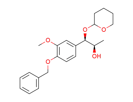 threo-(1R,2R)-1-(4-benzyloxy-3-methoxyphenyl)-1-(2,3,4,5-tetrahydropyran-2-yloxy)-2-propanol