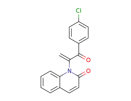 Molecular Structure of 104941-04-0 (1-{1-[(4-chlorophenyl)carbonyl]ethenyl}quinolin-2(1H)-one)