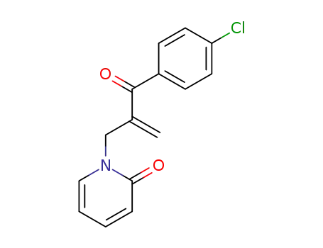 Molecular Structure of 104941-12-0 (1-{2-[(4-chlorophenyl)carbonyl]prop-2-en-1-yl}pyridin-2(1H)-one)