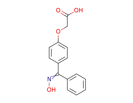 4-(hydroxyiminophenymethyl)phenoxyacetic acid