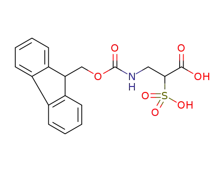 Molecular Structure of 1005412-03-2 (Fmoc-beta-Ala(SO3H)-OH)