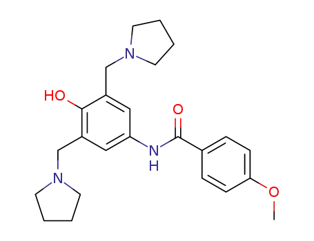 N-(4-Hydroxy-3,5-bis-pyrrolidin-1-ylmethyl-phenyl)-4-methoxy-benzamide