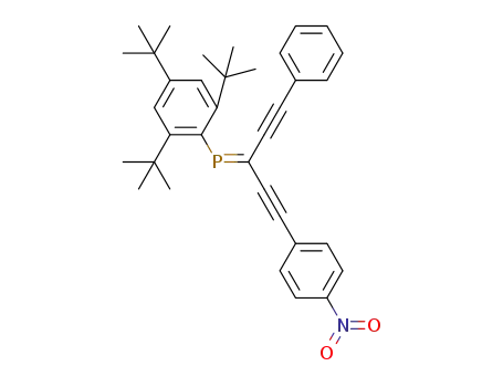 (E)-(1-(4-nitrophenyl)-5-phenylpenta-1,4-diyn-3-ylidene)(2,4,6-tri-tert-butylphenyl)phosphine