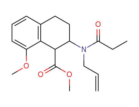 2-(Allyl-propionyl-amino)-8-methoxy-1,2,3,4-tetrahydro-naphthalene-1-carboxylic acid methyl ester