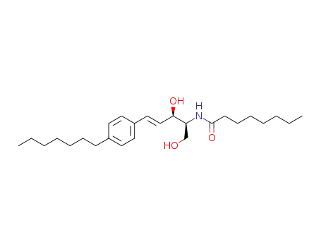 N-((2S,3R,E)-5-(4-heptylphenyl)-1,3-dihydroxypent-4-en-2-yl)octanamide