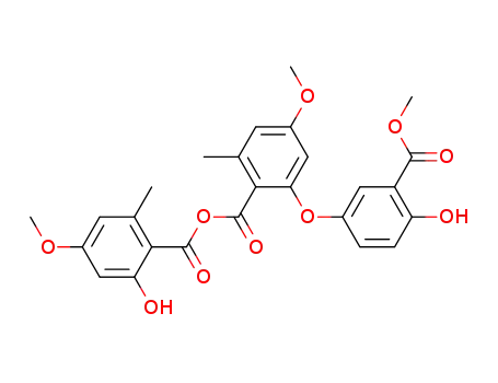 2''-hydroxy-4''-methoxy-6''-methylbenzoic 2-(4'-hydroxy-3'-methoxycarbonylphenoxy)-4-methoxy-6-methylbenzoic anhydride