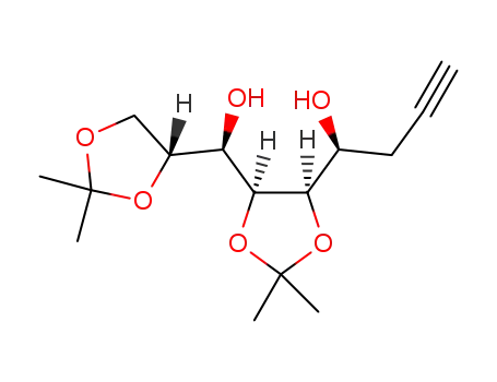 1,2,3-trideoxy-5,6:8,9-di-O-isopropylidene-D-glycero-D-galacto-1-yno-nonitol