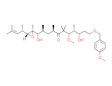 (1S,2S,7S,8R,9S)-1,9-dihydroxy-7-methoxy-11-[(4-methoxybenzyl)-oxy]-2,4,6,6,8-pentamethyl-1-{2-methyl-3-[(S)-4-methylpent-3-en-2-yl]oxiran-2-yl}undecan-5-one