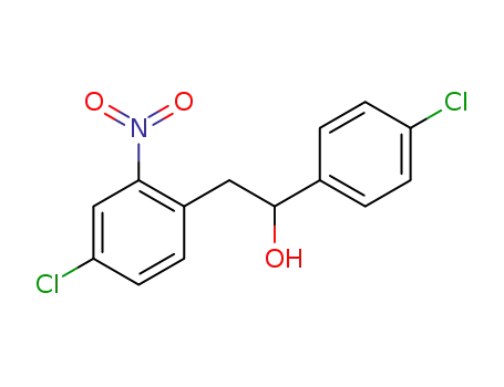 Molecular Structure of 1313843-56-9 (2-(4-chloro-2-nitrophenyl)-1-(4-chlorophenyl)ethanol)