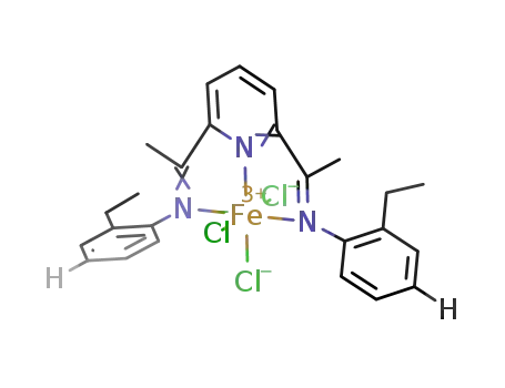 [FeCl<sub>3</sub>(2,6-bis[1-(2-ethylphenylimino)ethyl]pyridine)]