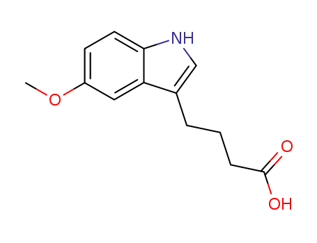 Molecular Structure of 83696-90-6 (4-(5-METHOXY-1H-INDOL-3-YL)-BUTYRIC ACID)