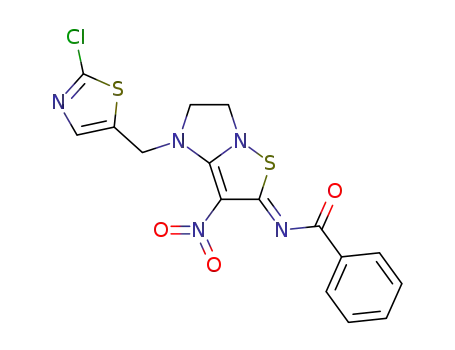 (Z)-N-[1-[(2-chlorothiazol-5-yl)methyl]-2,3-dihydro-7-nitro-1H-imidazo[1,2-b]isothiazol-6-ylidene]benzamide