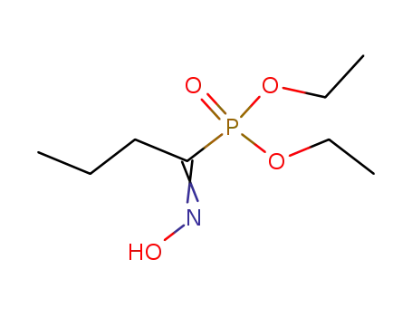 Phosphonic acid, butyryl-, diethyl ester, oxime