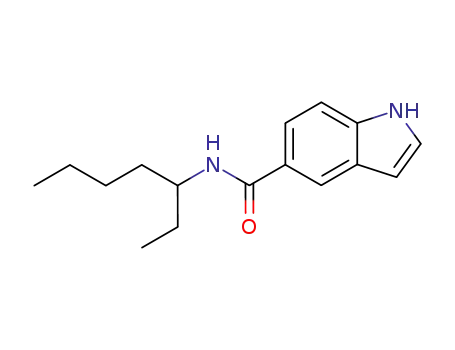 (RS)-5-<(1-ethylbutyl)carbamoyl>indole