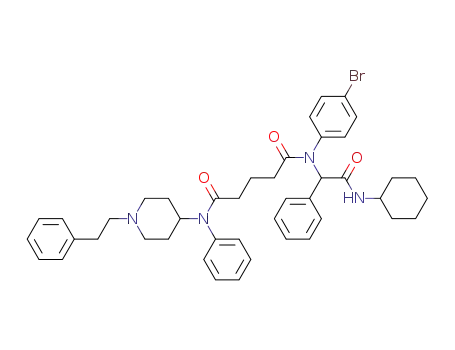 N<sub>1</sub>-(4-bromophenyl)-N<sub>1</sub>-[2-(cyclohexylamino)-2-oxo-1-phenylethyl]-N<sub>5</sub>-phenyl-N<sub>5</sub>-[1-(2-phenylethyl)piperidin-4-yl]pentanediamide