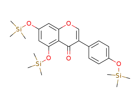 Molecular Structure of 148356-36-9 (4',5,7-tri-O-trimethylsilyloxyisoflavone)