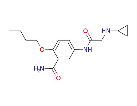 2-Butoxy-5-(2-cyclopropylamino-acetylamino)-benzamide