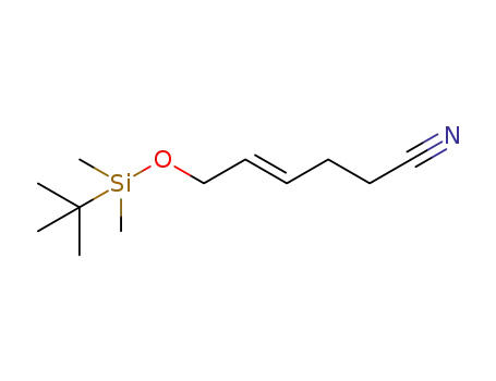 (E)-1-((tert-butyldimethylsilyl)oxy)-5-cyanopent-2-ene