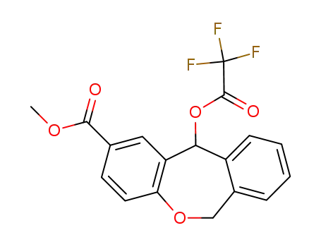11-(2,2,2-Trifluoro-acetoxy)-6,11-dihydro-dibenzo[b,e]oxepine-2-carboxylic acid methyl ester