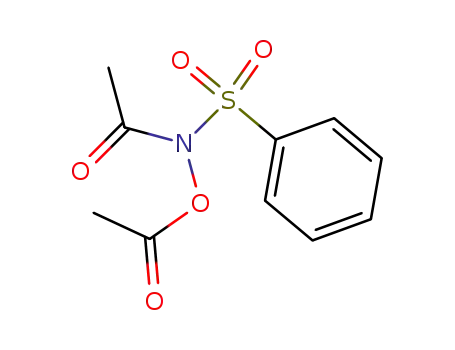 Molecular Structure of 30364-61-5 (Acetamide, N-(acetyloxy)-N-(phenylsulfonyl)-)