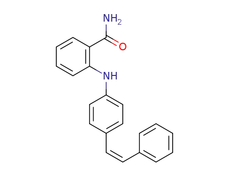 (Z)-2-(4-styrylphenylamino)benzamide