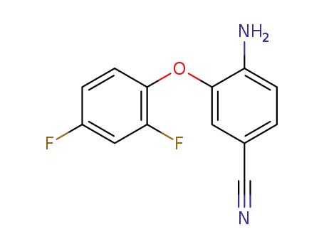 4-amino-3-(2,4-difluorophenoxy)benzonitrile