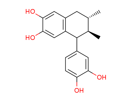 2,3-Naphthalenediol, 5-(3,4-dihydroxyphenyl)-5,6,7,8-tetrahydro-6,7-dimethyl-
