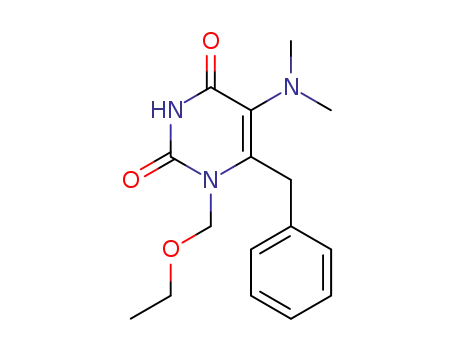 6-benzyl-5-dimethylamino-1-ethoxymethyluracil