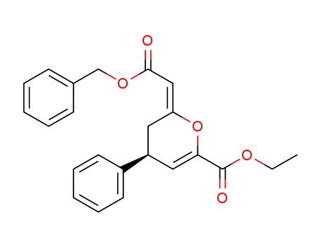 (E)-ethyl 2-(2-(benzyloxy)-2-oxoethylidene)-4-phenyl-3,4-dihydro-2H-pyran-6-carboxylate