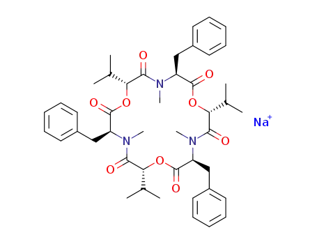 Molecular Structure of 1398380-27-2 (C<sub>45</sub>H<sub>57</sub>N<sub>3</sub>O<sub>9</sub>*Na<sup>(1+)</sup>)