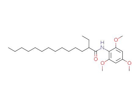 Molecular Structure of 114289-49-5 (Tetradecanamide, 2-ethyl-N-(2,4,6-trimethoxyphenyl)-)