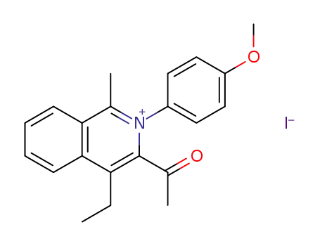 C<sub>21</sub>H<sub>22</sub>NO<sub>2</sub><sup>(1+)</sup>*I<sup>(1-)</sup>