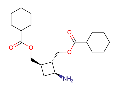 (1,2-trans)-1-amino-2,3-bis(cyclohexylcarbonyloxymethyl)cyclobutane
