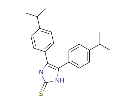 2H-Imidazole-2-thione, 1,3-dihydro-4,5-bis[4-(1-methylethyl)phenyl]-